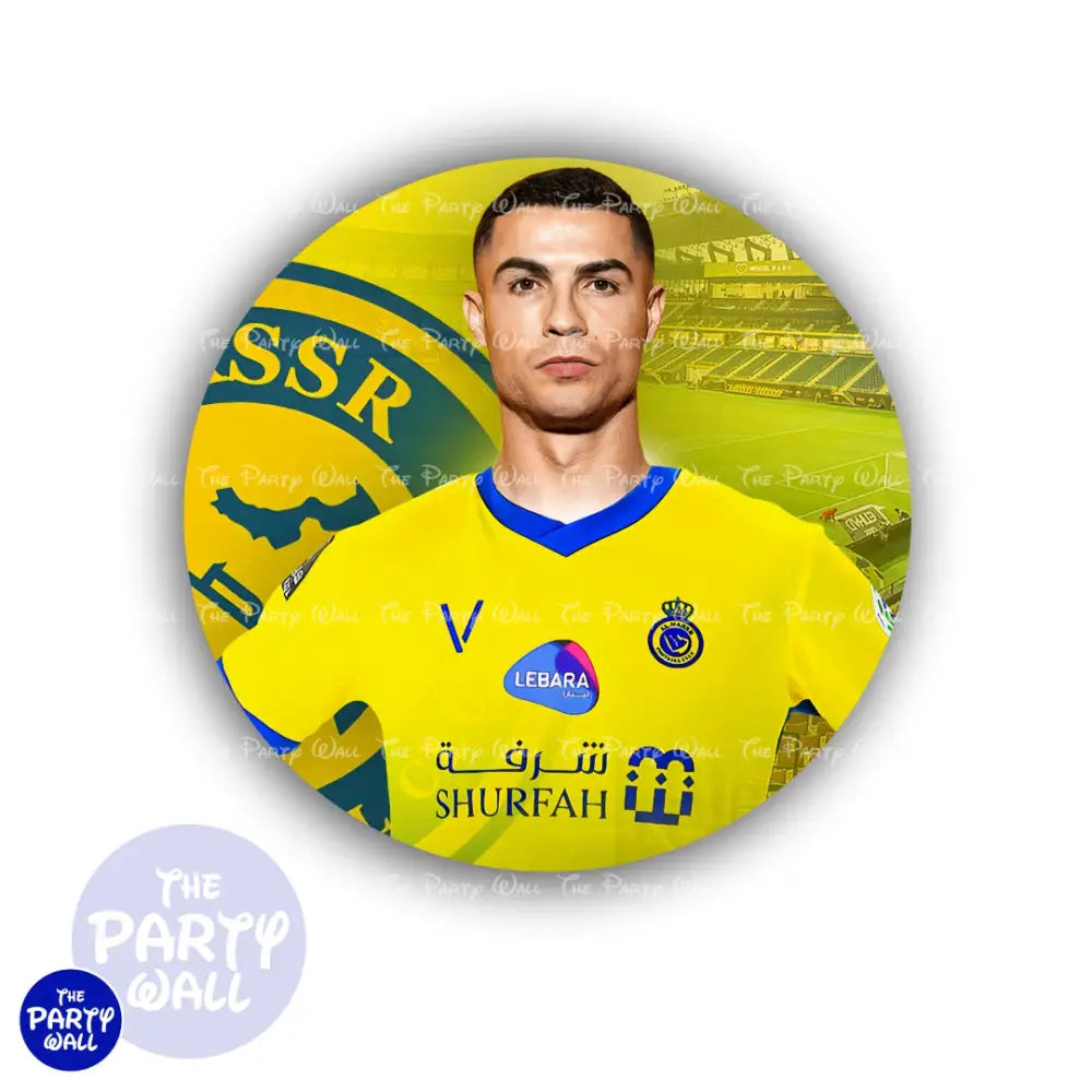 Cristiano Ronaldo - Funda para mampara circular Circular