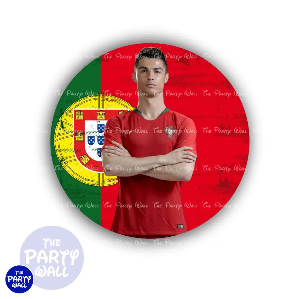 Cristiano Ronaldo - Funda para mampara circular Circular