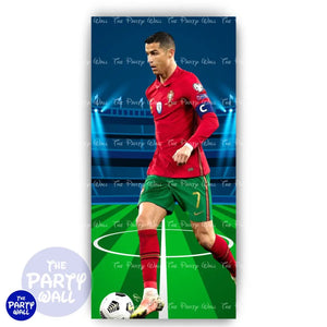 Cristiano Ronaldo - Funda para mampara de punta redonda o rectangular Mampara de punta redonda
