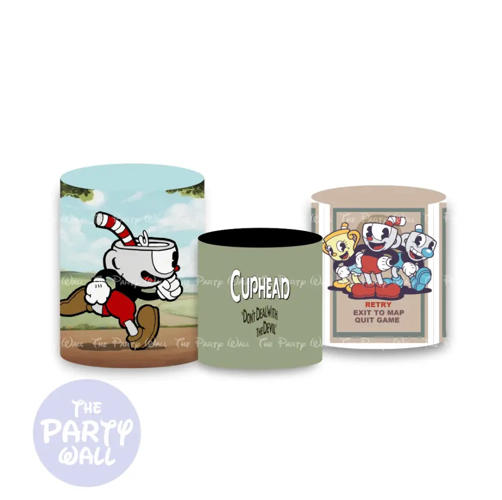 Cuphead - Fundas para cilindros Cilindros