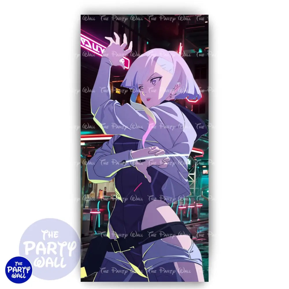 Cyberpunk - Funda para mampara de punta redonda o rectangular Mampara de punta redonda