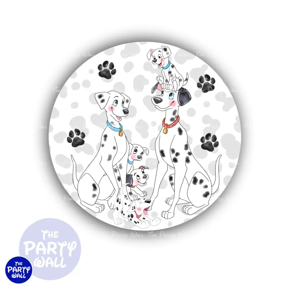 Dálmatas 101 - Funda para mampara circular Circular