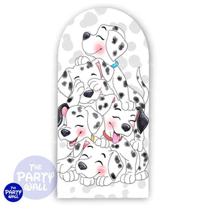 Dálmatas 101 - Funda para mampara de punta redonda o rectangular Mampara de punta redonda