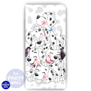 Dálmatas 101 - Funda para mampara de punta redonda o rectangular Mampara de punta redonda