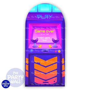 Década de los 80s - Funda para mampara de punta redonda o rectangular Mampara de punta redonda