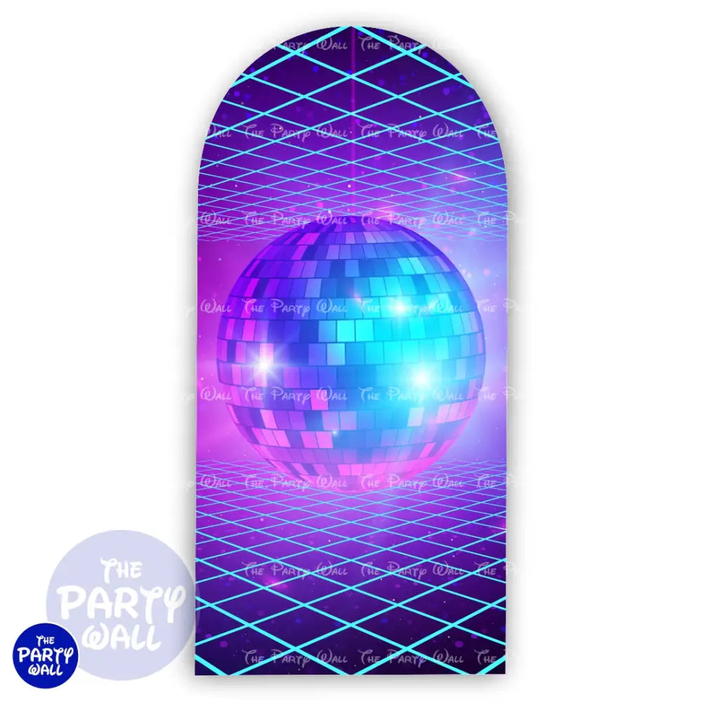 Década de los 80s - Funda para mampara de punta redonda o rectangular Mampara de punta redonda