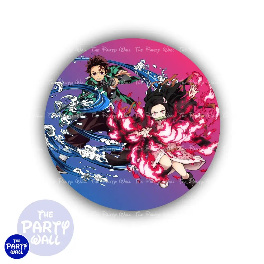 Demon Slayer - Funda para mampara circular Circular