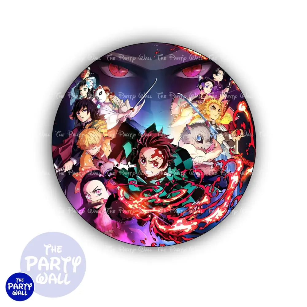 Demon Slayer - Funda para mampara circular Circular