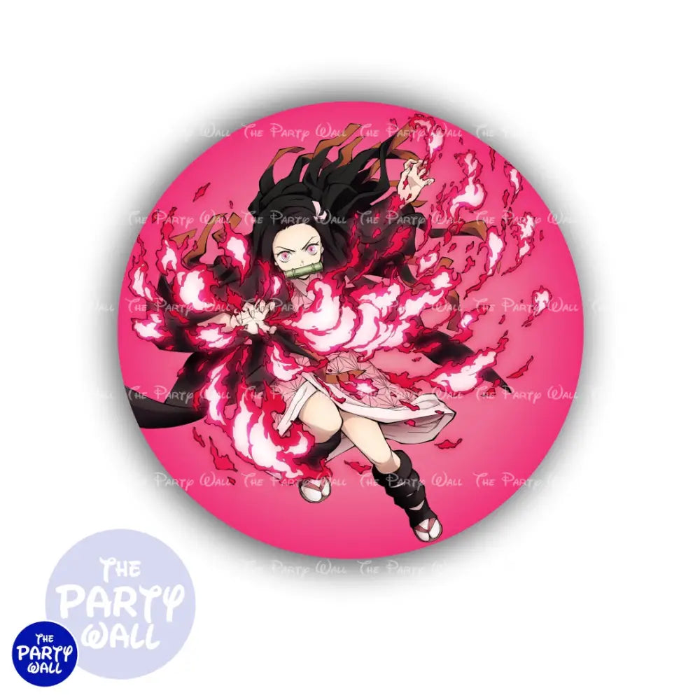 Demon Slayer - Funda para mampara circular Circular