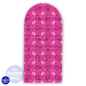 Día de la Mujer - Funda para mampara de punta redonda o rectangular Mampara de punta redonda