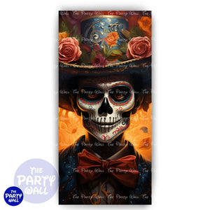 Día de Muertos - Funda para mampara de punta redonda o rectangular Mampara de punta redonda