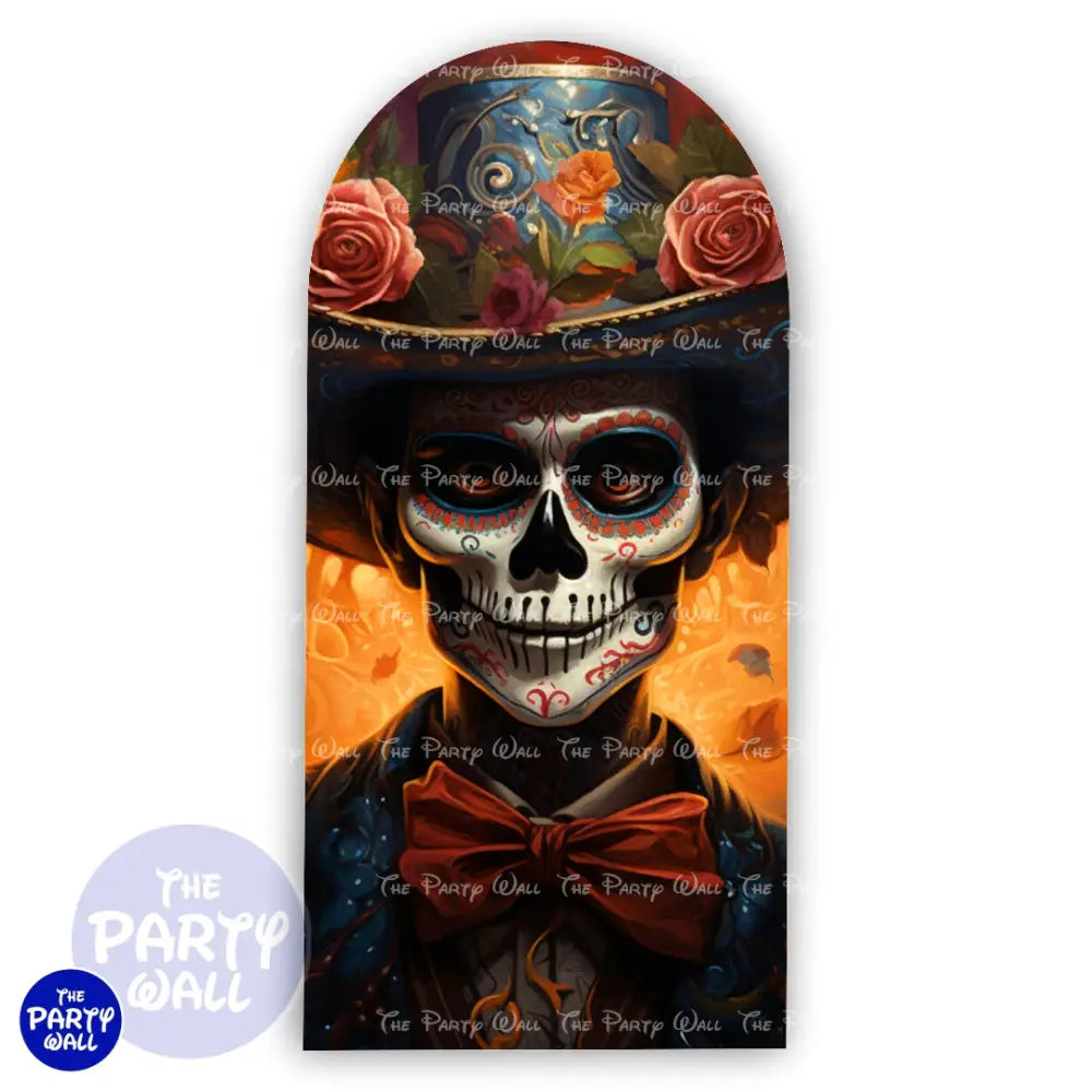 Día de Muertos - Funda para mampara de punta redonda o rectangular Mampara de punta redonda