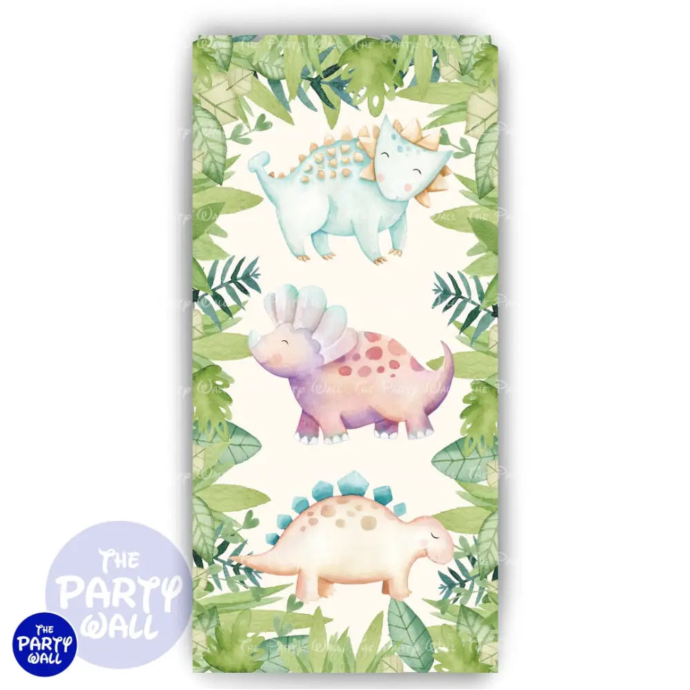 Dinosaurios Cute - Funda para mampara de punta redonda o rectangular Mampara de punta redonda