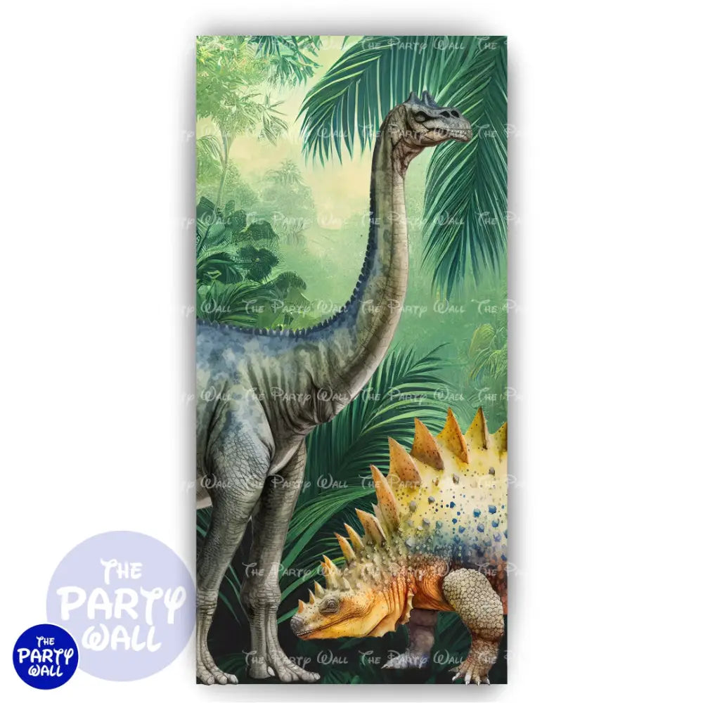 Dinosaurios - Funda para mampara de punta redonda o rectangular Mampara de punta redonda