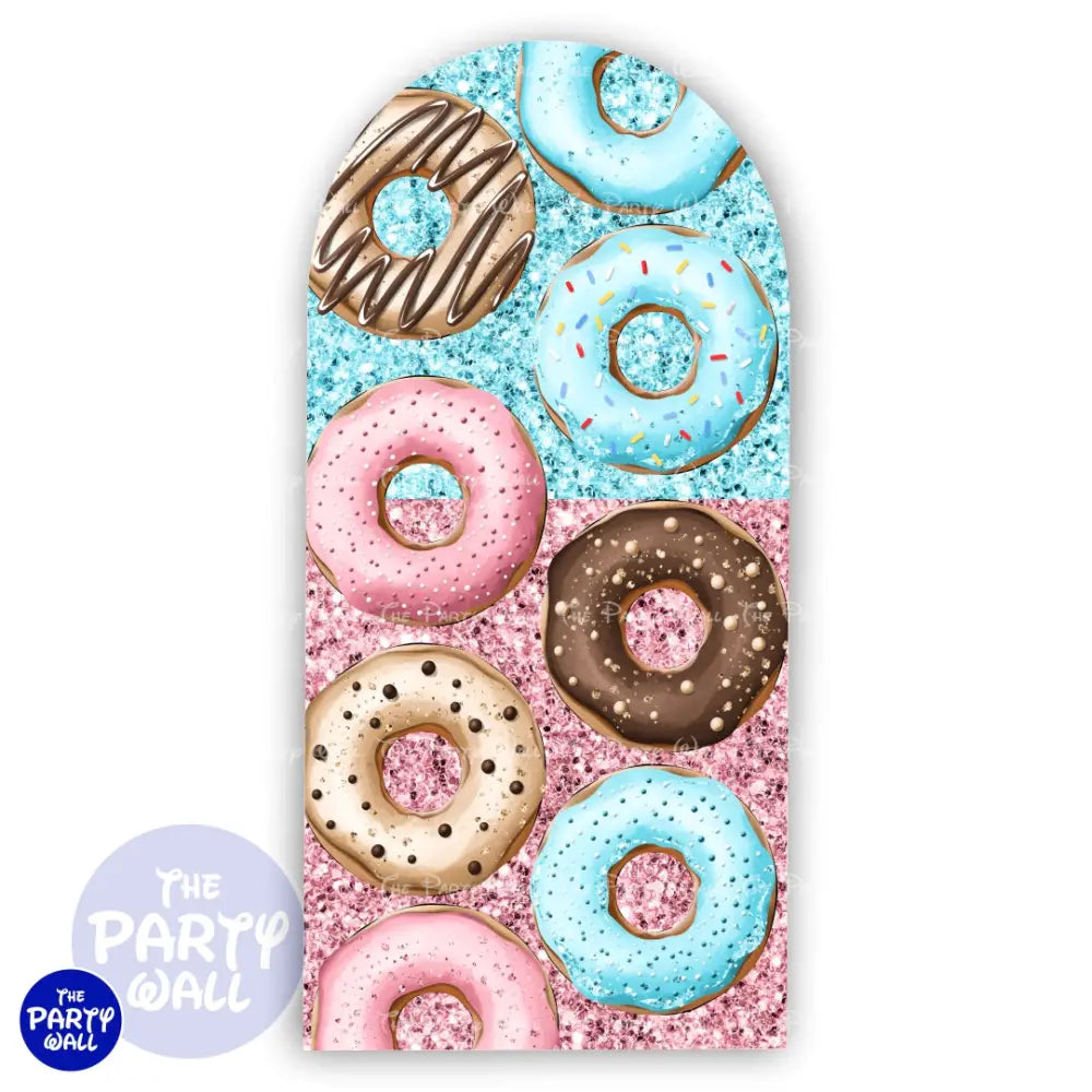 Donas - Funda para mampara de punta redonda o rectangular Mampara de punta redonda