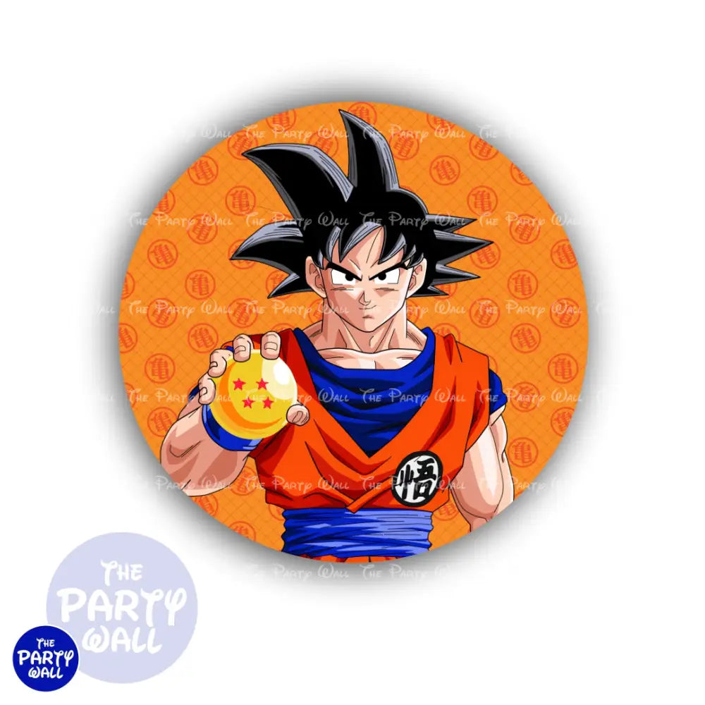 Dragon Ball - Funda para mampara circular Circular