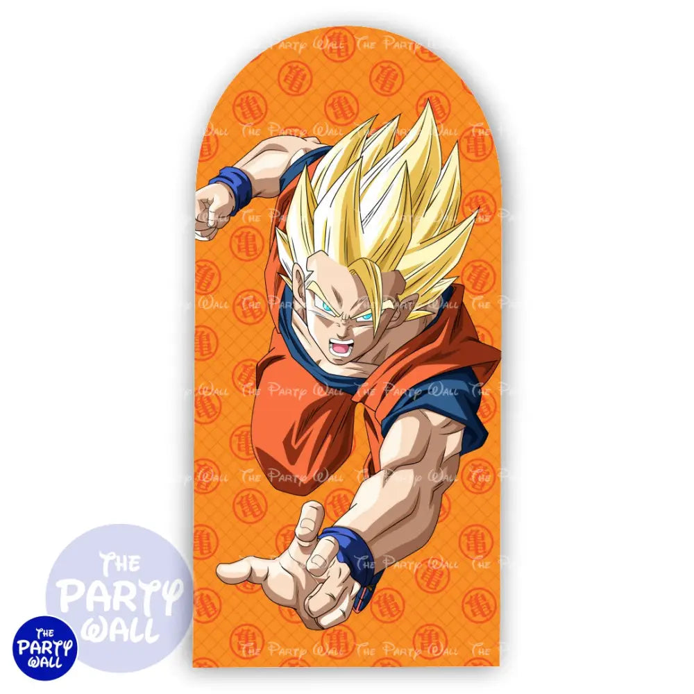 Dragon Ball - Funda para mampara de punta redonda o rectangular Mampara de punta redonda