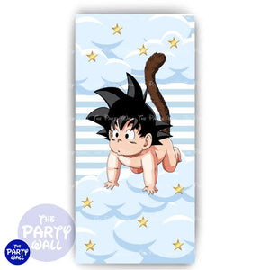 Dragon Ball - Funda para mampara de punta redonda o rectangular Mampara de punta redonda