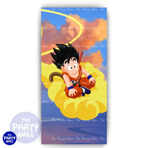 Dragon Ball - Funda para mampara de punta redonda o rectangular Mampara de punta redonda