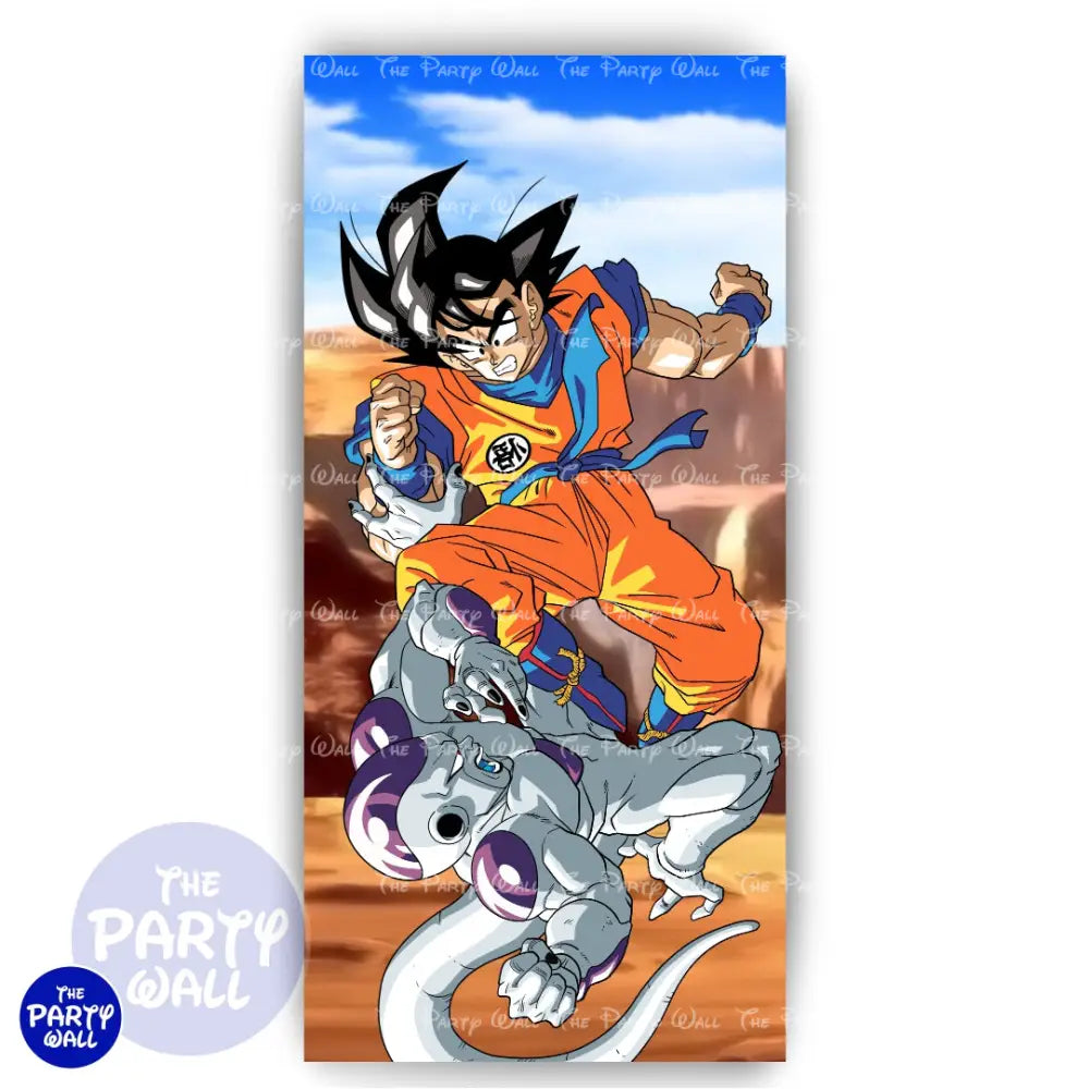 Dragon Ball - Funda para mampara de punta redonda o rectangular Mampara de punta redonda