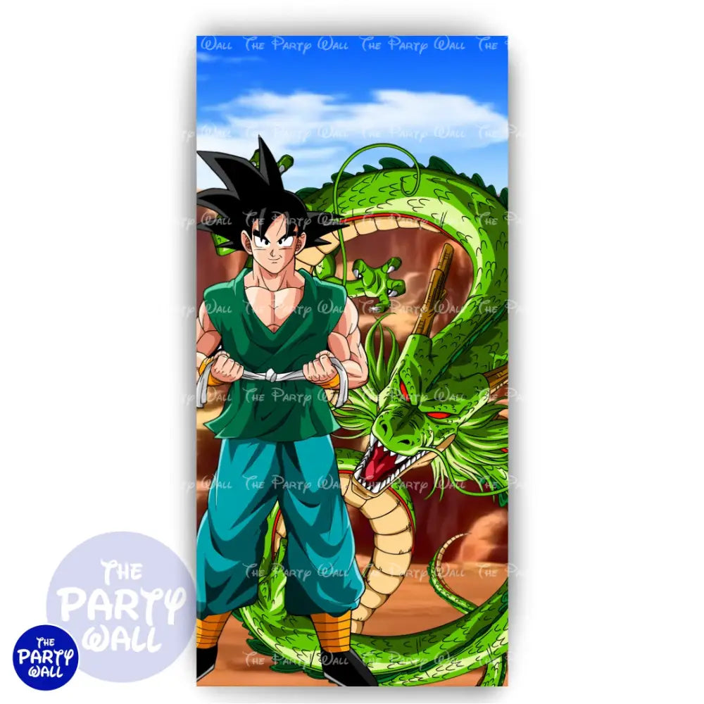 Dragon Ball - Funda para mampara de punta redonda o rectangular Mampara de punta redonda