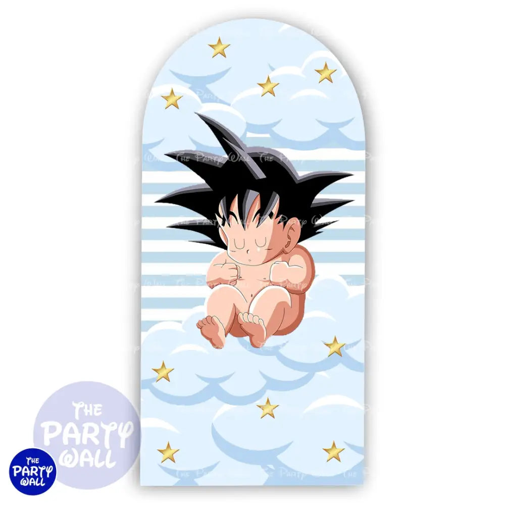 Dragon Ball - Funda para mampara de punta redonda o rectangular Mampara de punta redonda