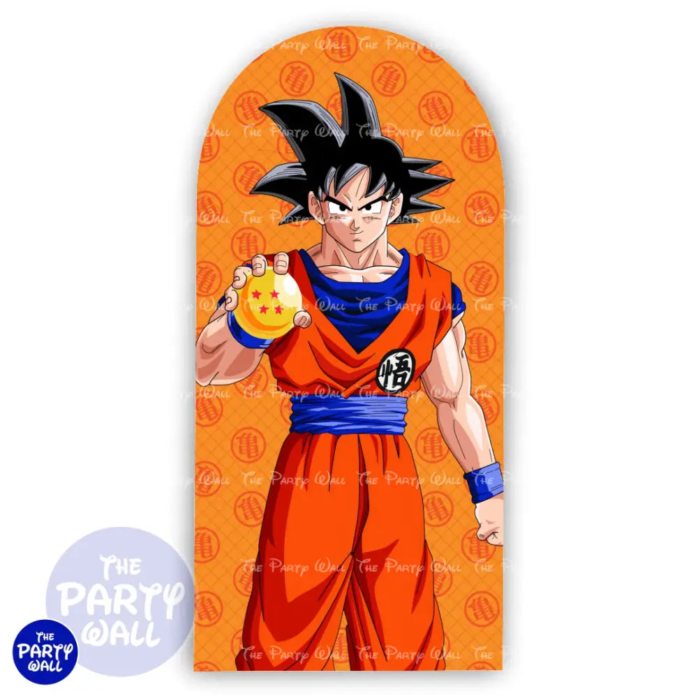 Dragon Ball - Funda para mampara de punta redonda o rectangular Mampara de punta redonda