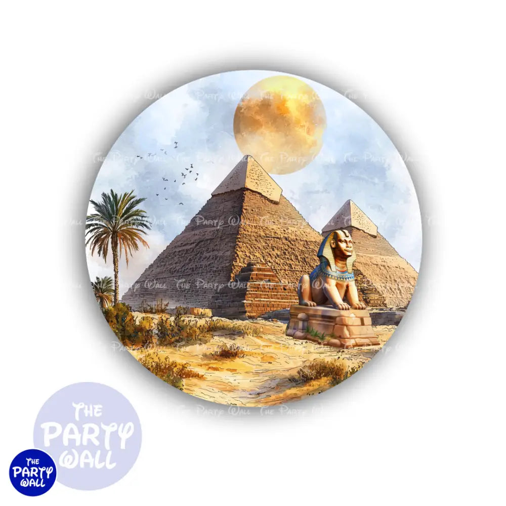 Egipto - Funda para mampara circular Circular