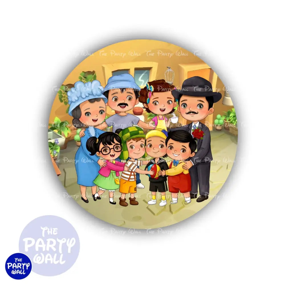 El Chavo del 8 - Funda para mampara circular - Circular