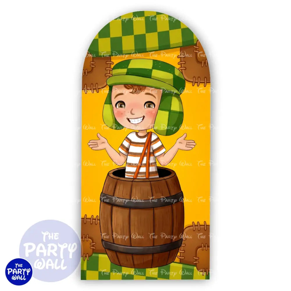 El Chavo del 8 - Funda para mampara de punta redonda o rectangular - Mampara de punta redonda