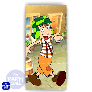 El Chavo del 8 - Funda para mampara de punta redonda o rectangular Mampara de punta redonda