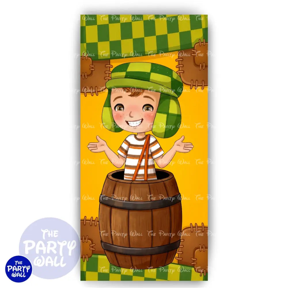 El Chavo del 8 - Funda para mampara de punta redonda o rectangular - Mampara de punta redonda