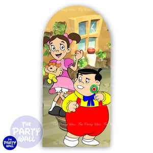 El Chavo del 8 - Funda para mampara de punta redonda o rectangular Mampara de punta redonda