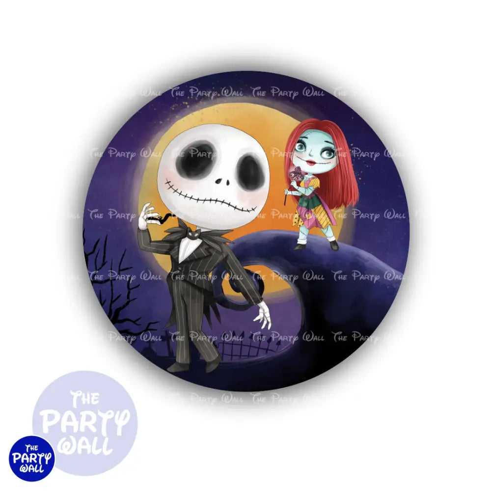 El Extraño mundo de Jack - Funda para mampara circular Circular