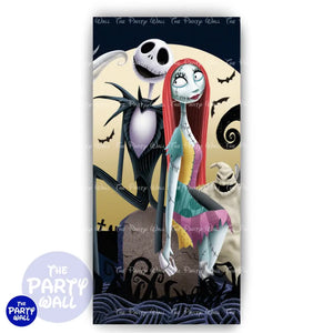 El Extraño mundo de Jack - Funda para mampara de punta redonda o rectangular Mampara de punta redonda