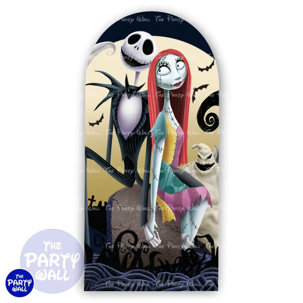 El Extraño mundo de Jack - Funda para mampara de punta redonda o rectangular Mampara de punta redonda