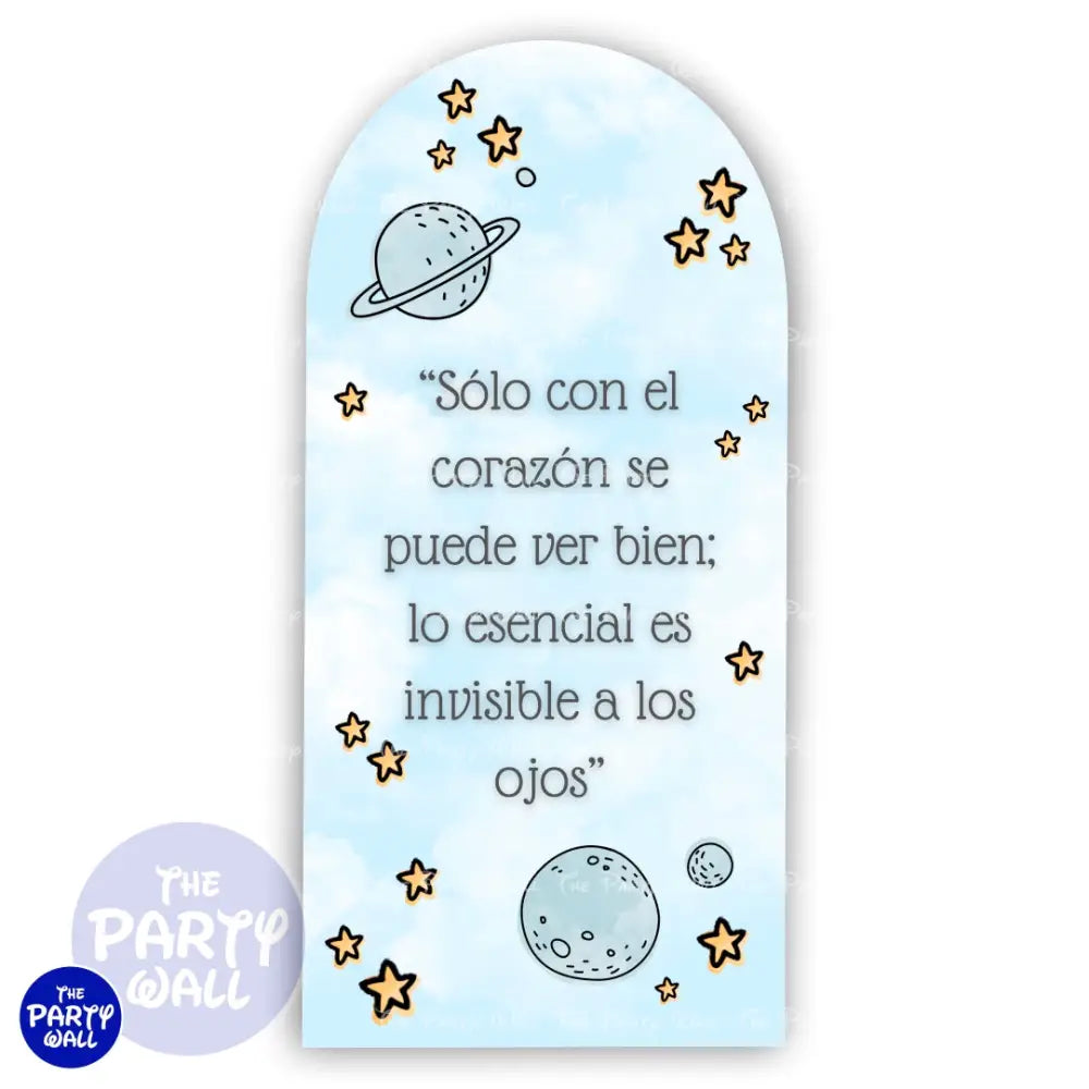 El Principito - Funda para mampara de punta redonda o rectangular Mampara de punta redonda