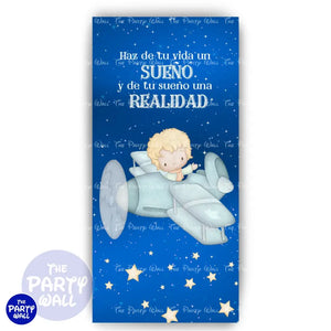 El Principito - Funda para mampara de punta redonda o rectangular Mampara de punta redonda