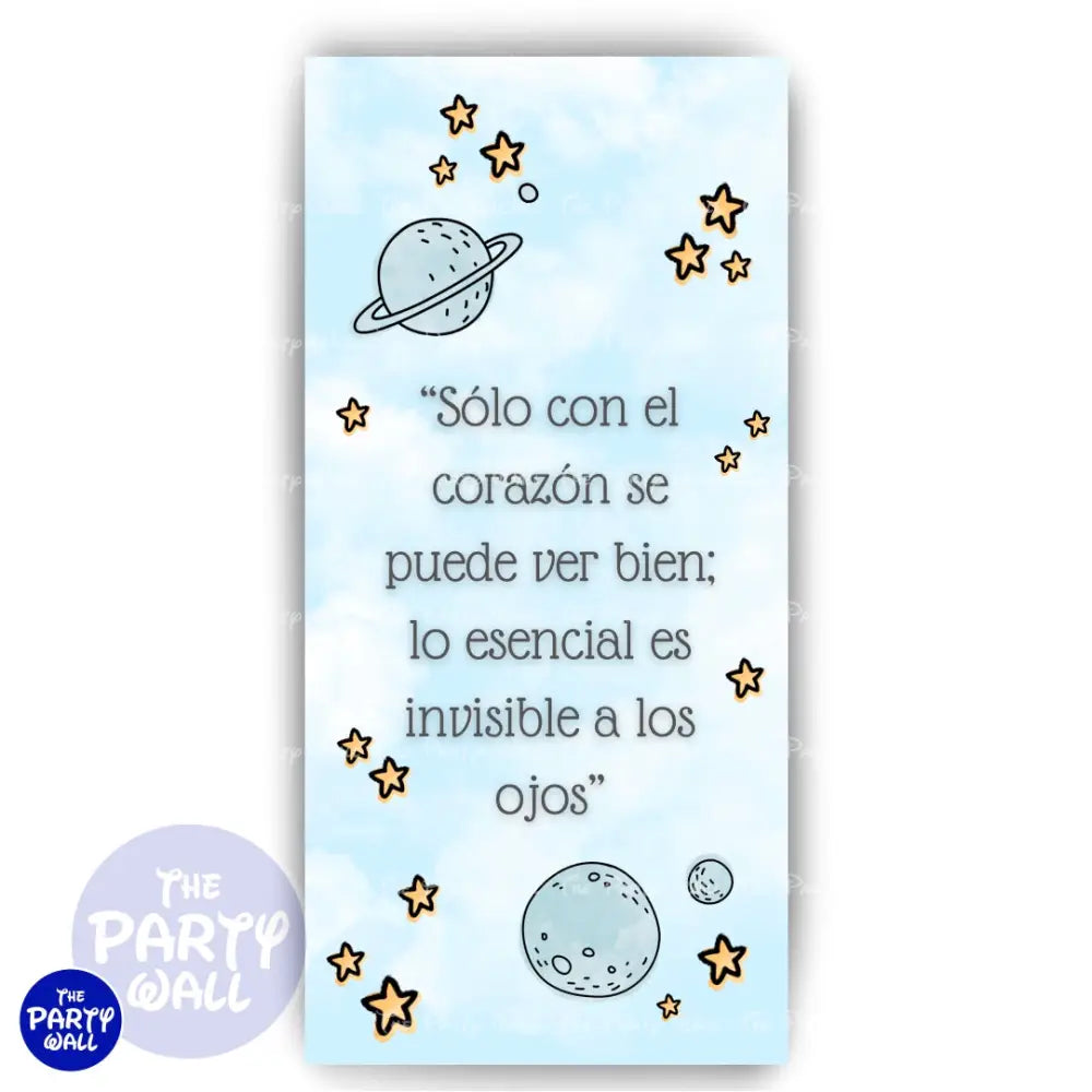 El Principito - Funda para mampara de punta redonda o rectangular Mampara de punta redonda