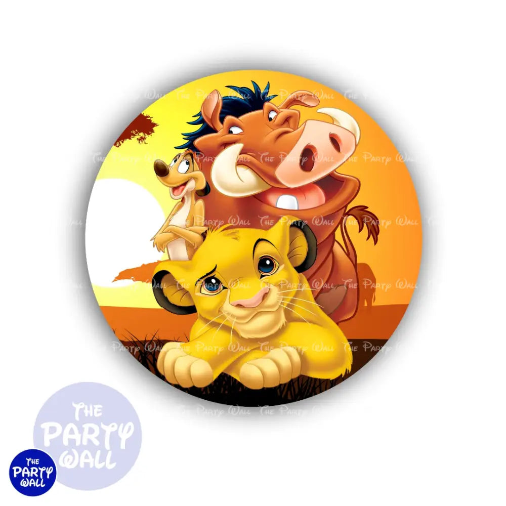 El Rey León - Funda para mampara circular Circular