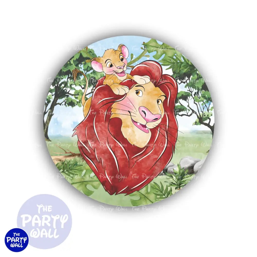 El Rey León - Funda para mampara circular Circular