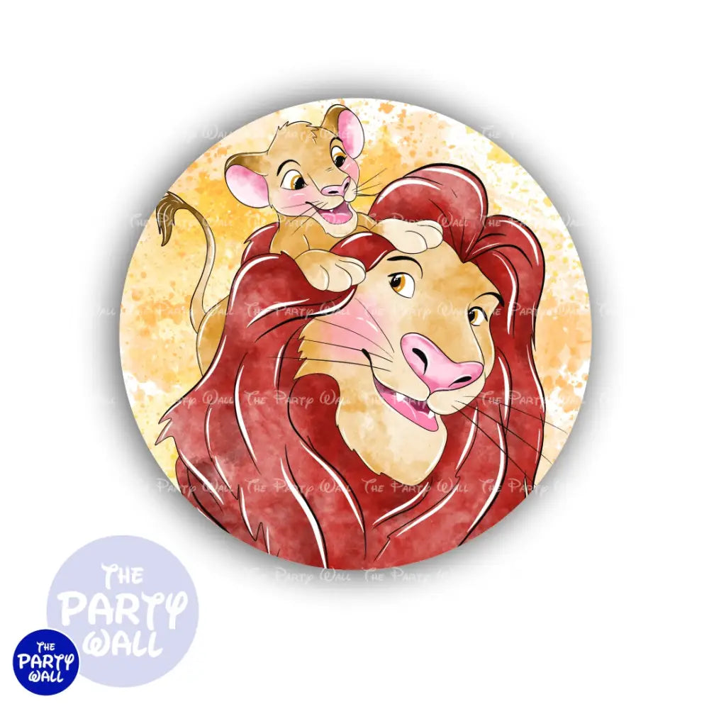 El Rey León - Funda para mampara circular Circular