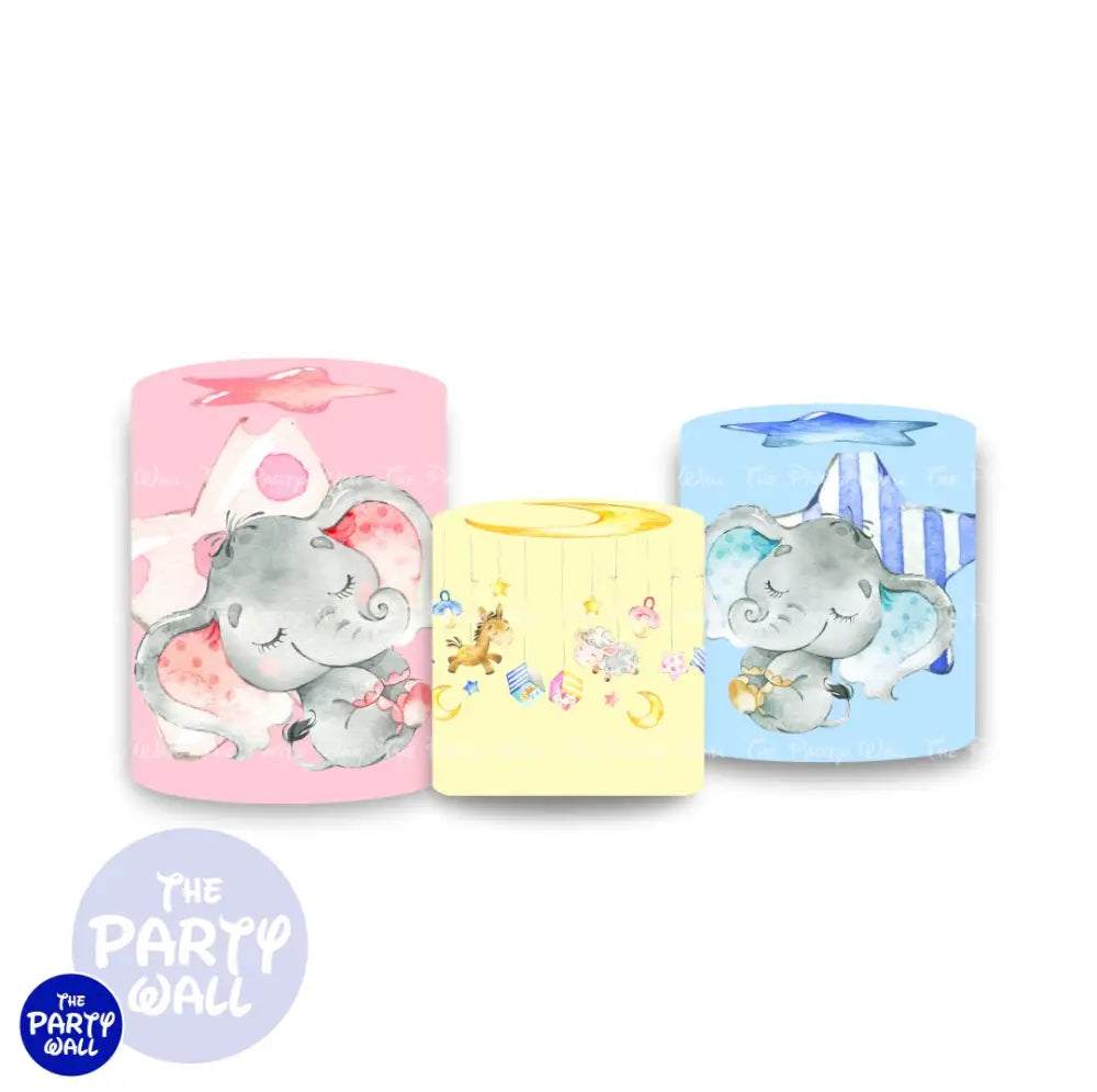 Elefantes Bebé Cute - Fundas para cilindros Cilindros