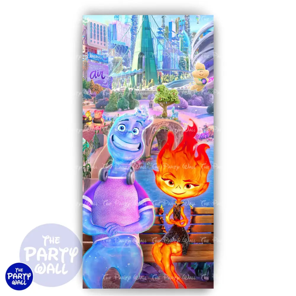 Elementals - Funda para mampara de punta redonda o rectangular Mampara de punta redonda