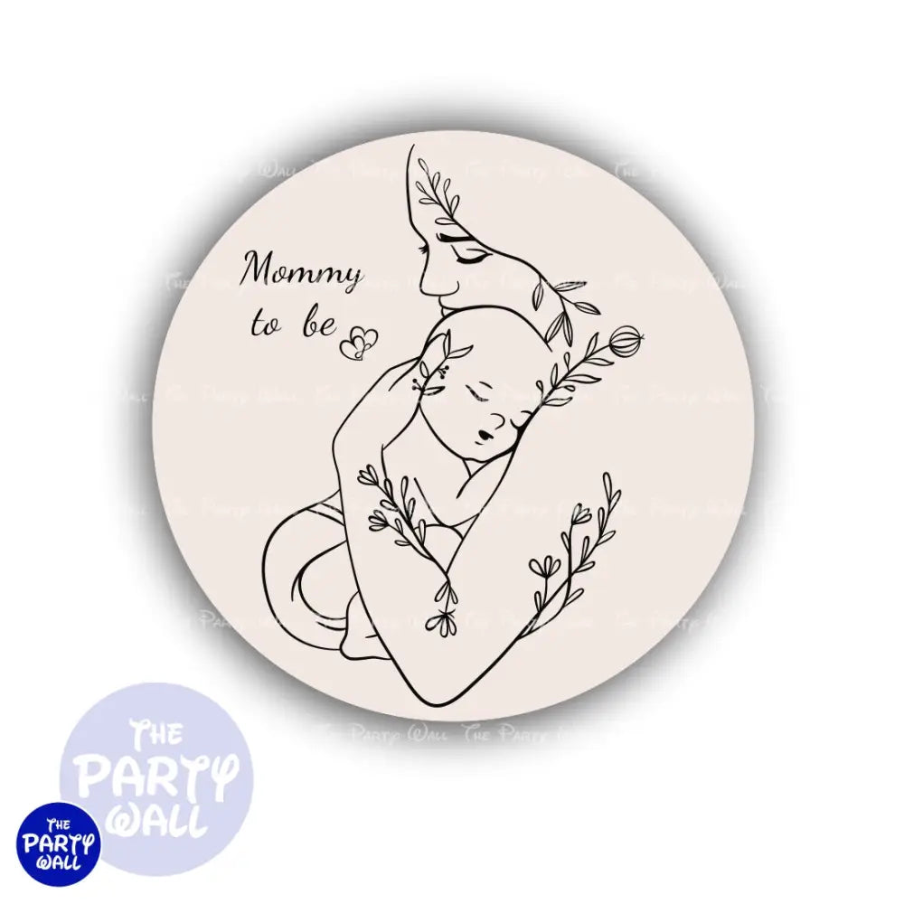 Embarazo - Funda para mampara circular Circular