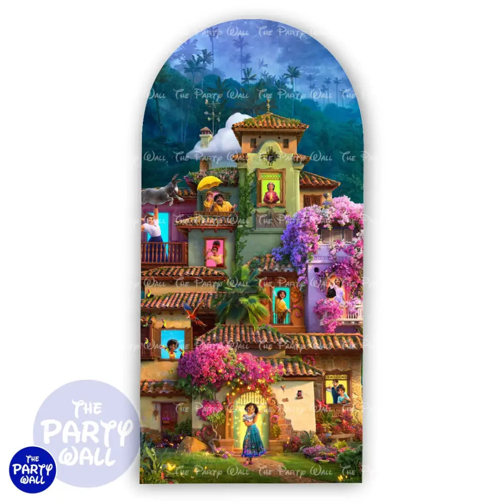 Encanto - Funda para mampara de punta redonda o rectangular Mampara de punta redonda