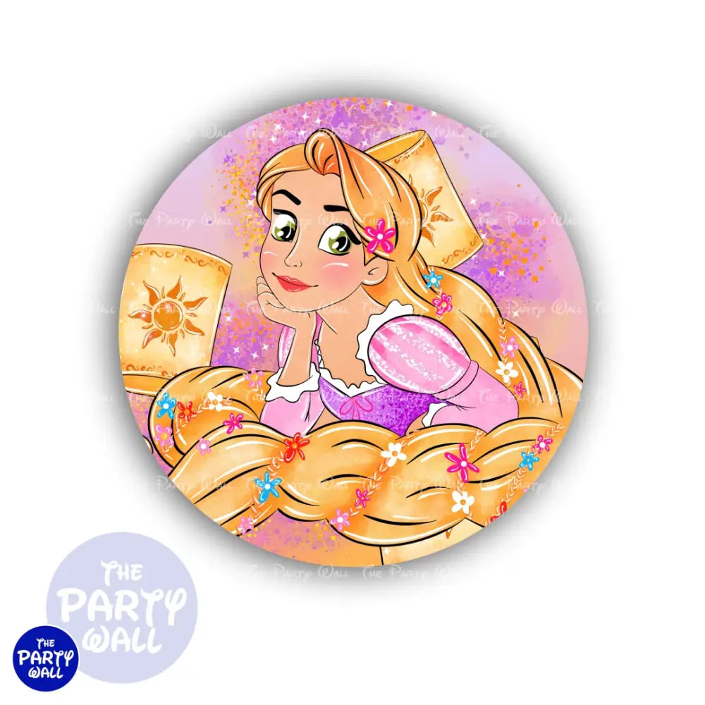 Enredados - Funda para mampara circular Circular