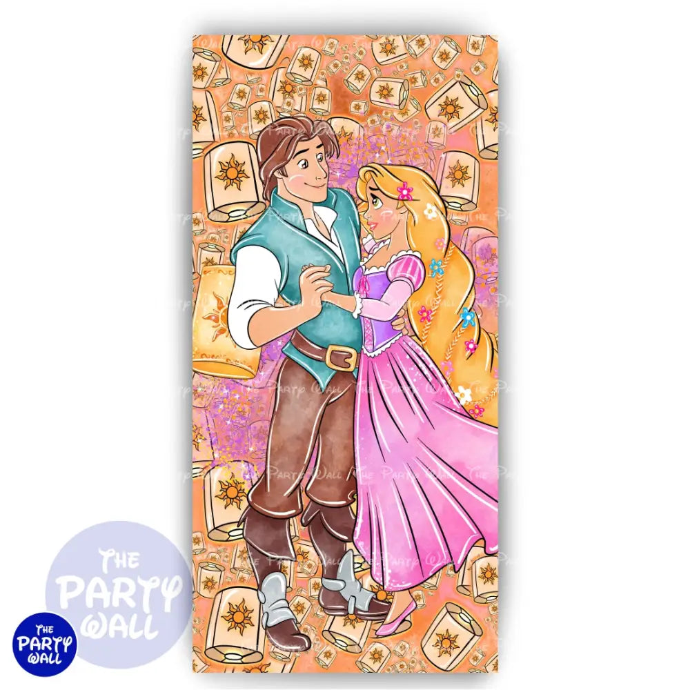 Enredados - Funda para mampara de punta redonda o rectangular Mampara de punta redonda