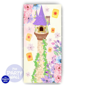 Enredados - Funda para mampara de punta redonda o rectangular Mampara de punta redonda