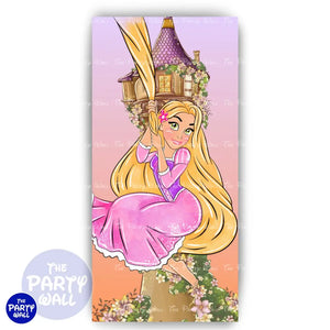 Enredados - Funda para mampara de punta redonda o rectangular Mampara de punta redonda